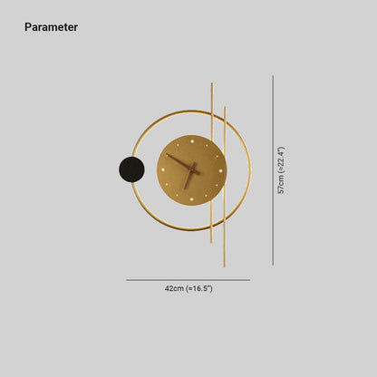 Contemporary LED Lighted Wall Clock
