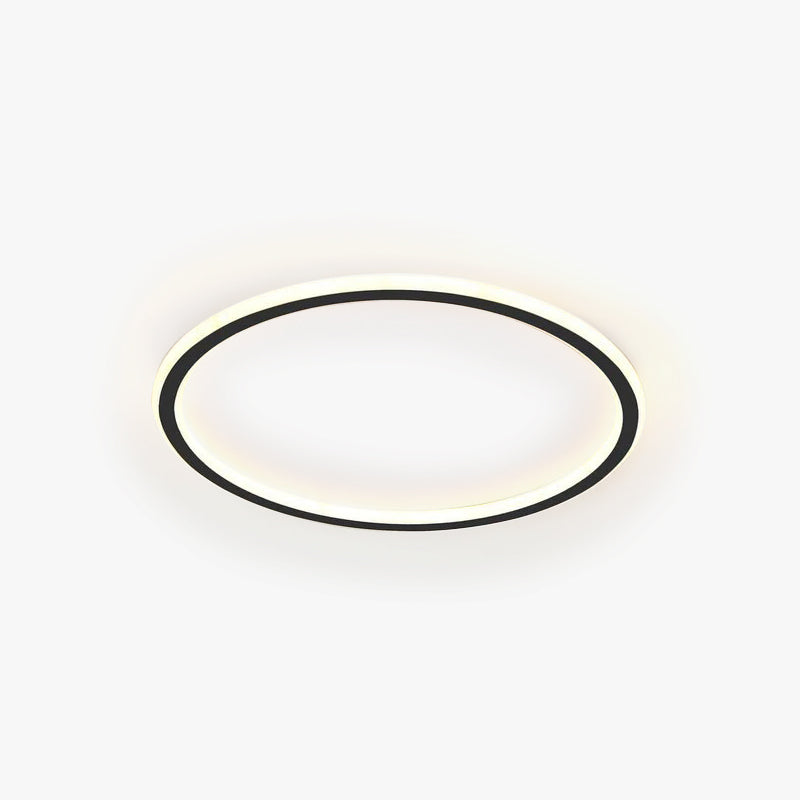 Contemporary Round LED Ceiling Light with Dimmable Brightness - Luxicro