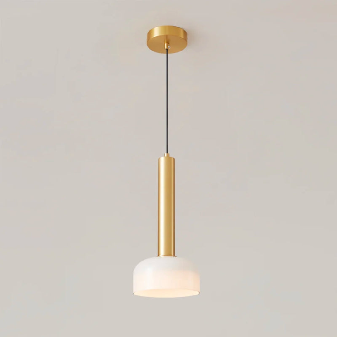 Sleek Copper LED Pendant Light - Adjustable ModernFixture - Luxicro