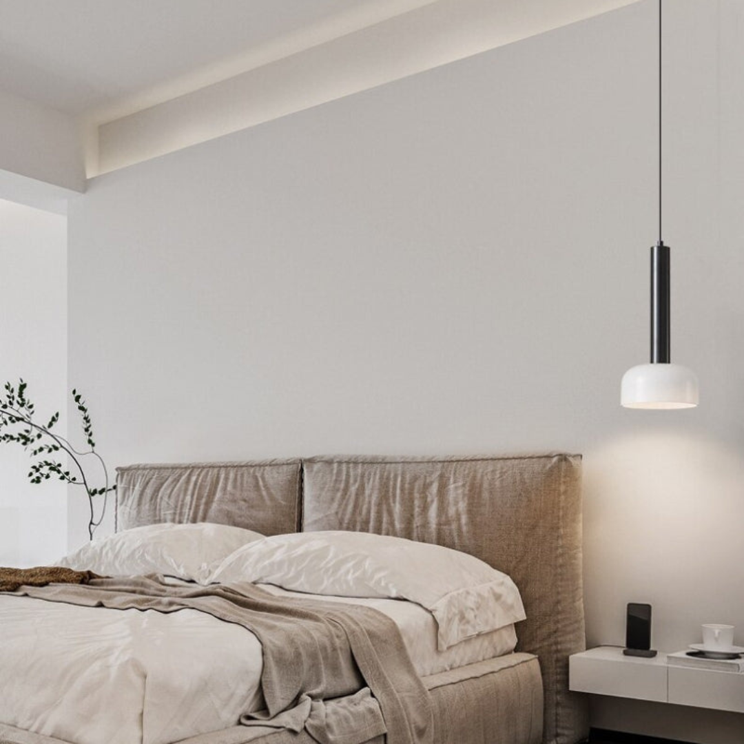 Sleek Copper LED Pendant Light - Adjustable ModernFixture