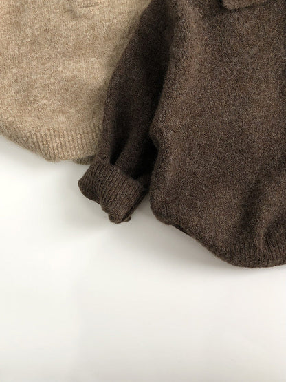 Cozy Kids Cotton Polo Shirt for Cold Weather