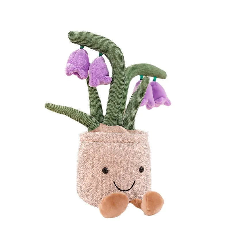 Vibrant Flower Soft Toy Companion