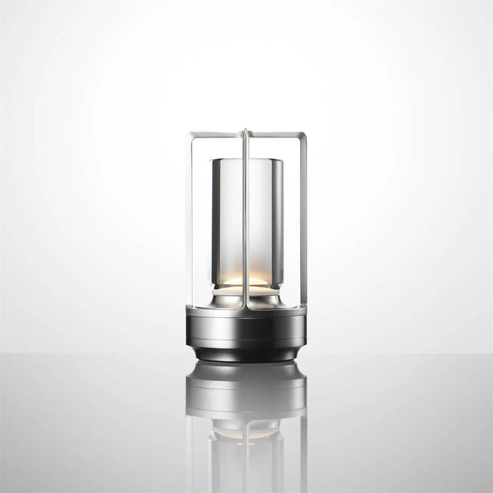 Battery Powered Glass Table Lamp