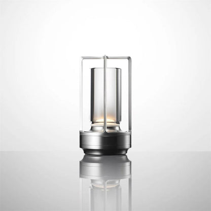 Battery Powered Glass Table Lamp
