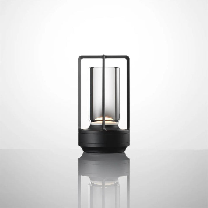 Battery Powered Glass Table Lamp