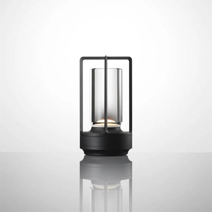 Battery Powered Glass Table Lamp
