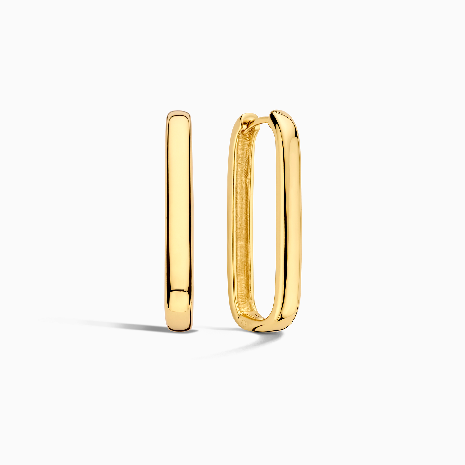 Big Classic Gold Circle Earrings - Luxicro