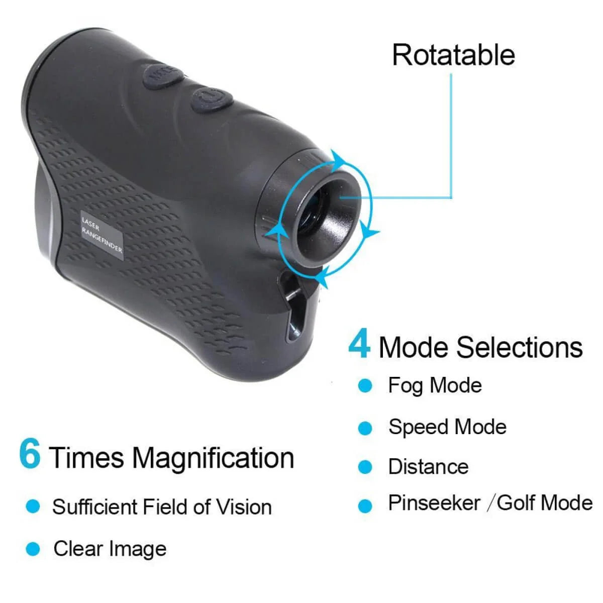 Precise Golf Laser Rangefinder 600m Distance Meter