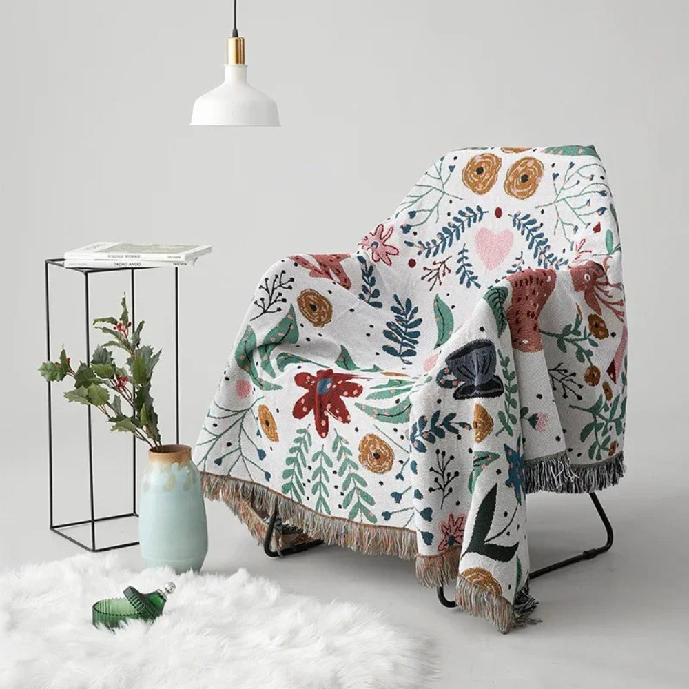 Cozy Outdoor Patterned Throw Blanket - Luxicro