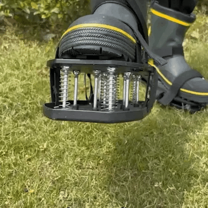 Easily Aerating Lawn Sandals with Adjustable Straps