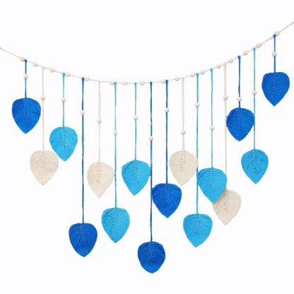 Bohemian Macrame Leaf Hanging Decoration