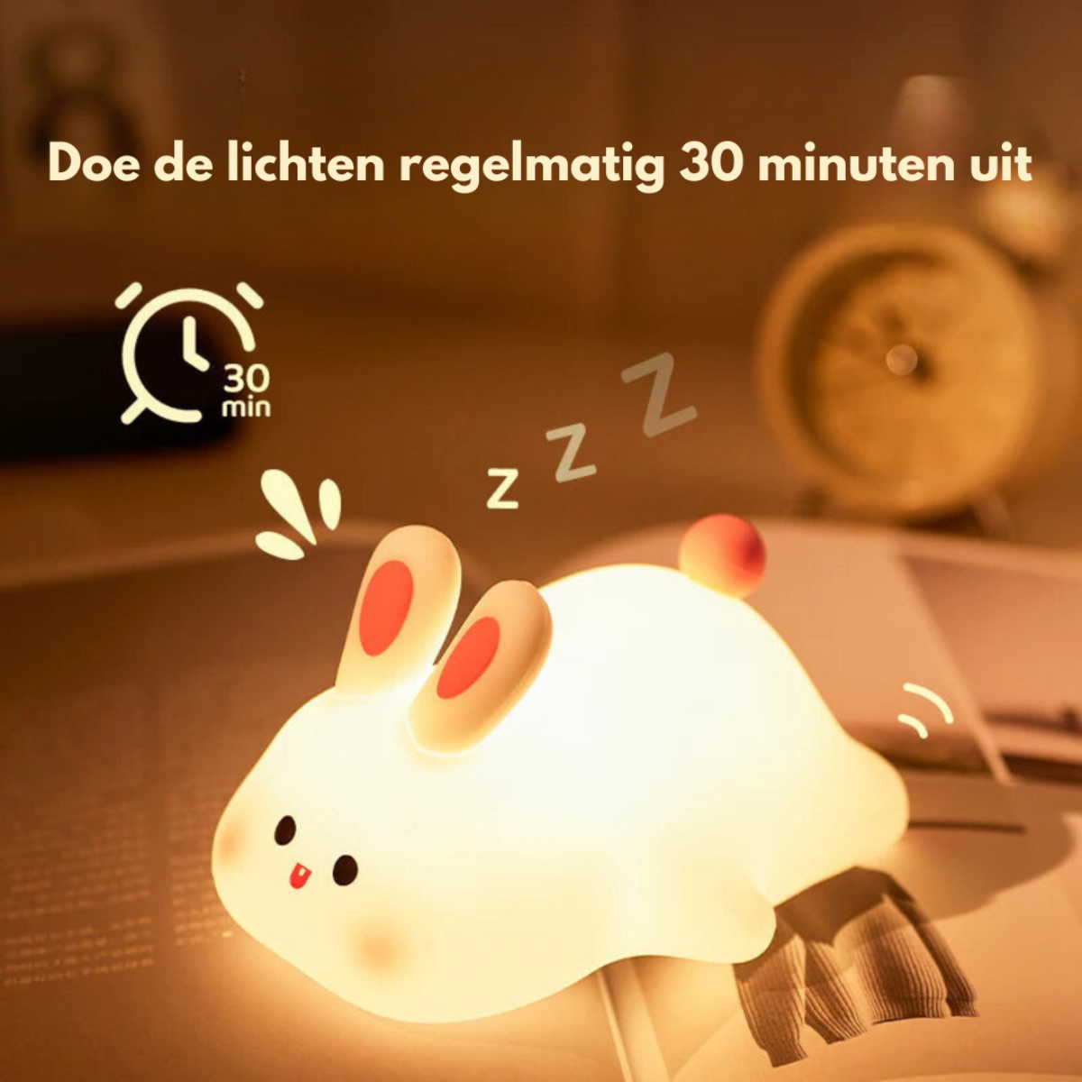 Adorable Bunny Night Light Lamp