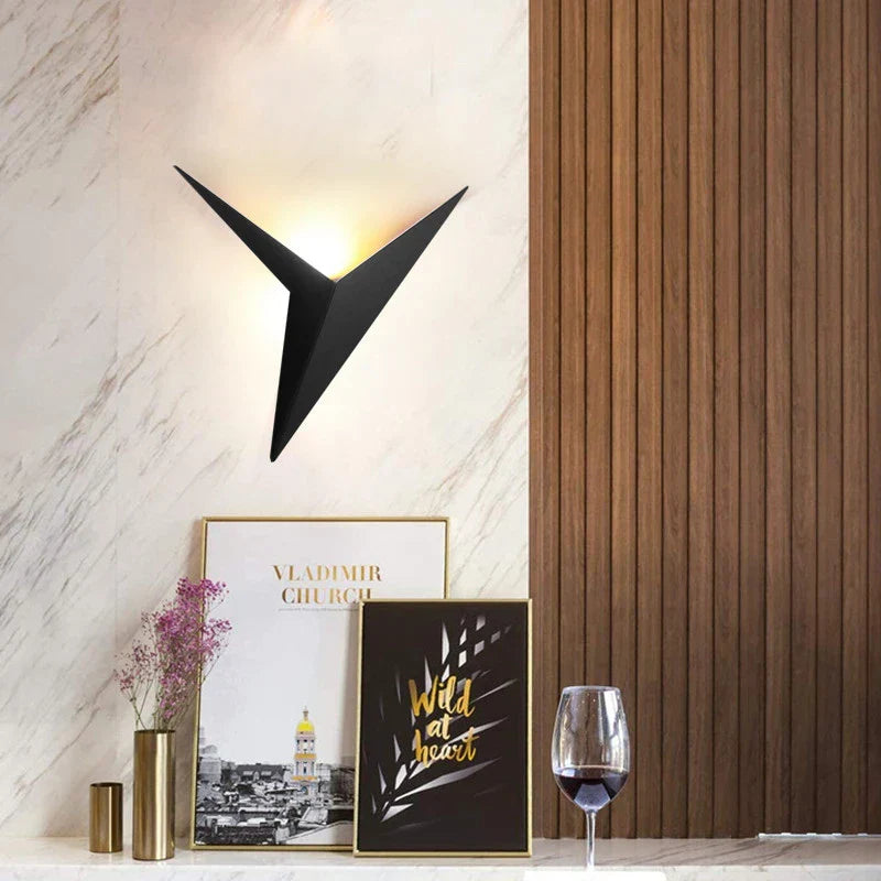 Contemporary Triangle Wall Lamp