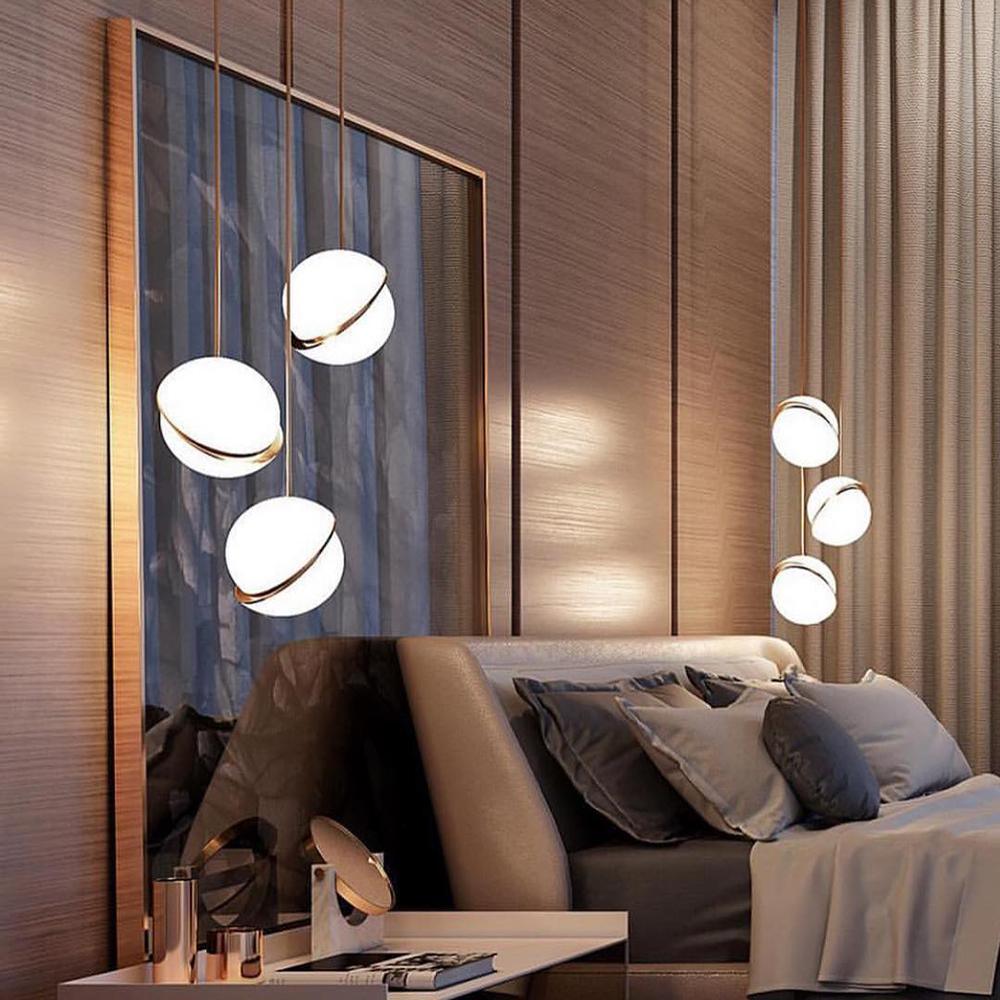 Beautiful Round Glass Pendant Light - Luxicro