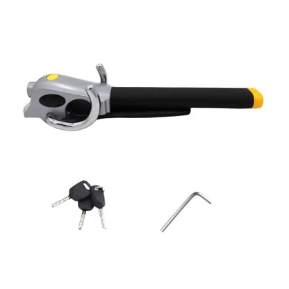 Strong Car Steering Wheel Lock with Siren - Luxicro
