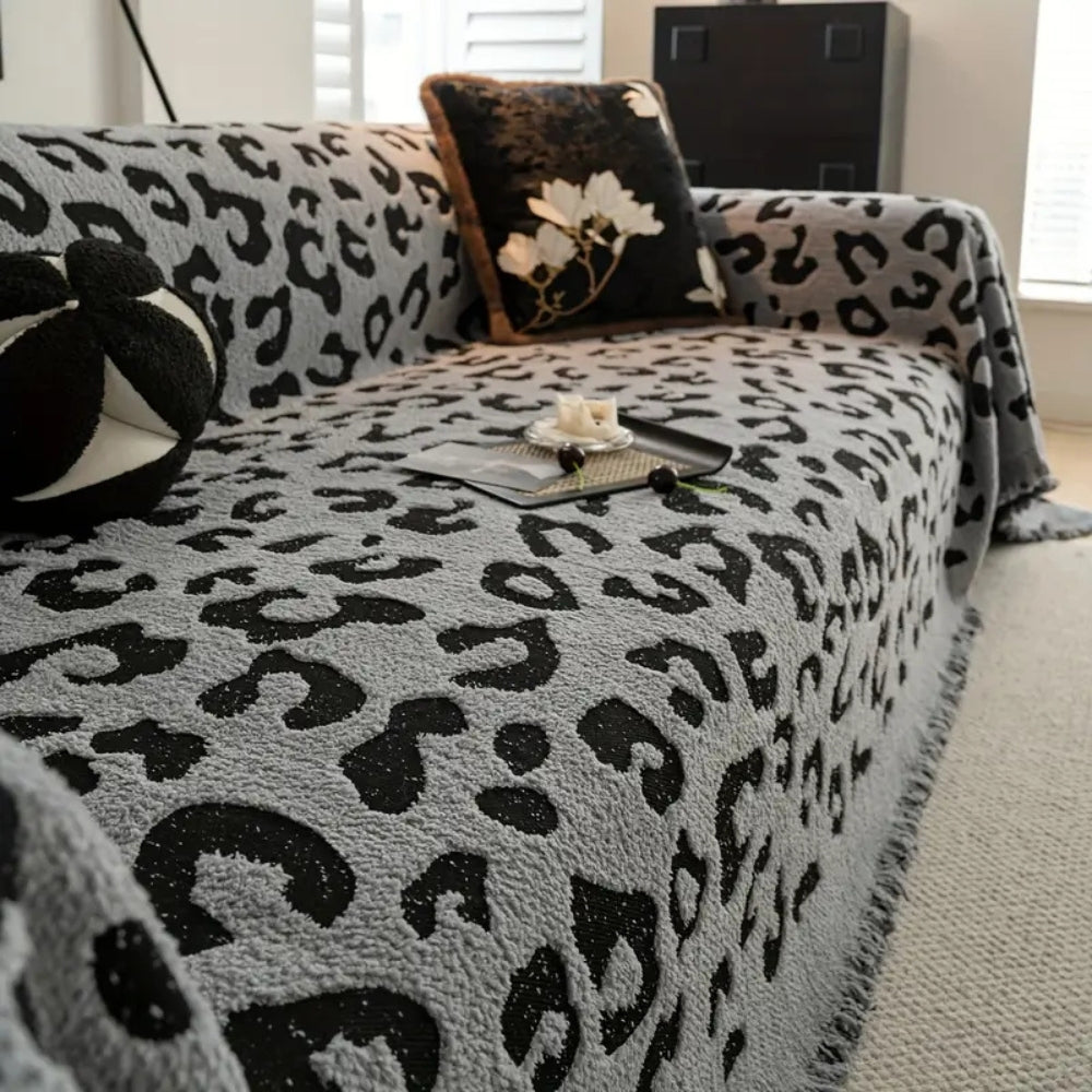 Vibrant Animal Pattern Couch Slipcover