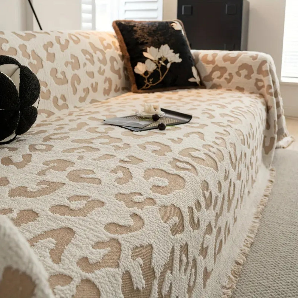 Vibrant Animal Pattern Couch Slipcover