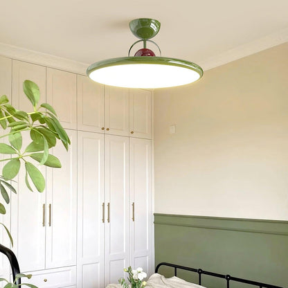 Stylish Round LED Ceiling Lamp with Soft White Light - Luxicro