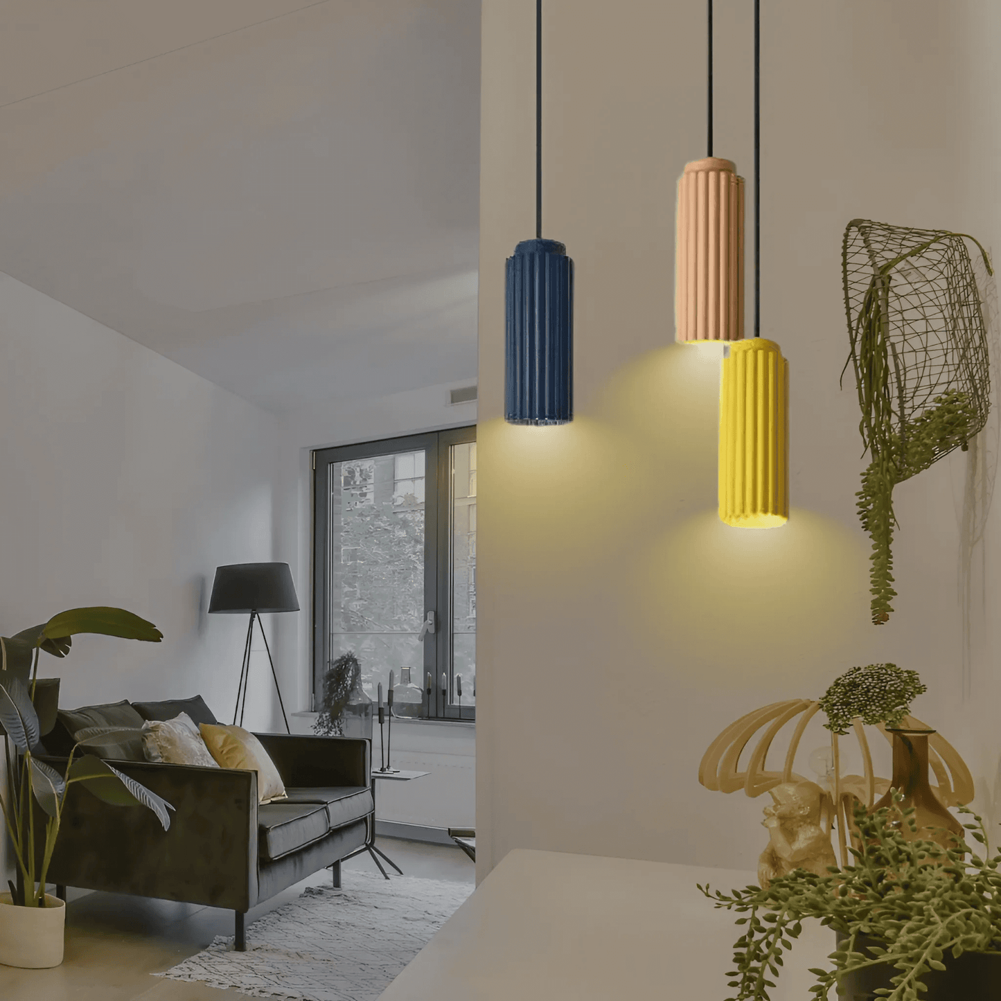 Sleek Contemporary Hanging Light Fixture