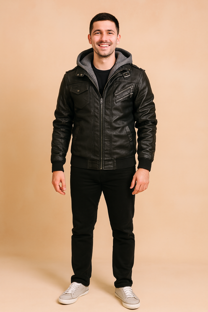 Levin | Men's Waterproof Hoodie Coat - Luxicro