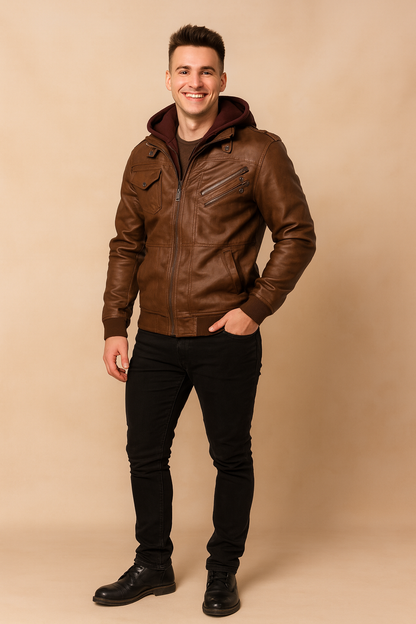 Levin | Men's Waterproof Hoodie Coat