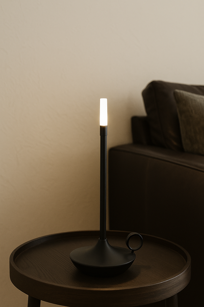 Simple LED Table Lamp - Rechargeable Dimmable Warm Light
