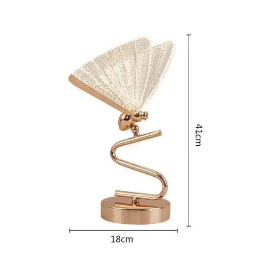 Delicate Floral Desk Lamp Warm Light