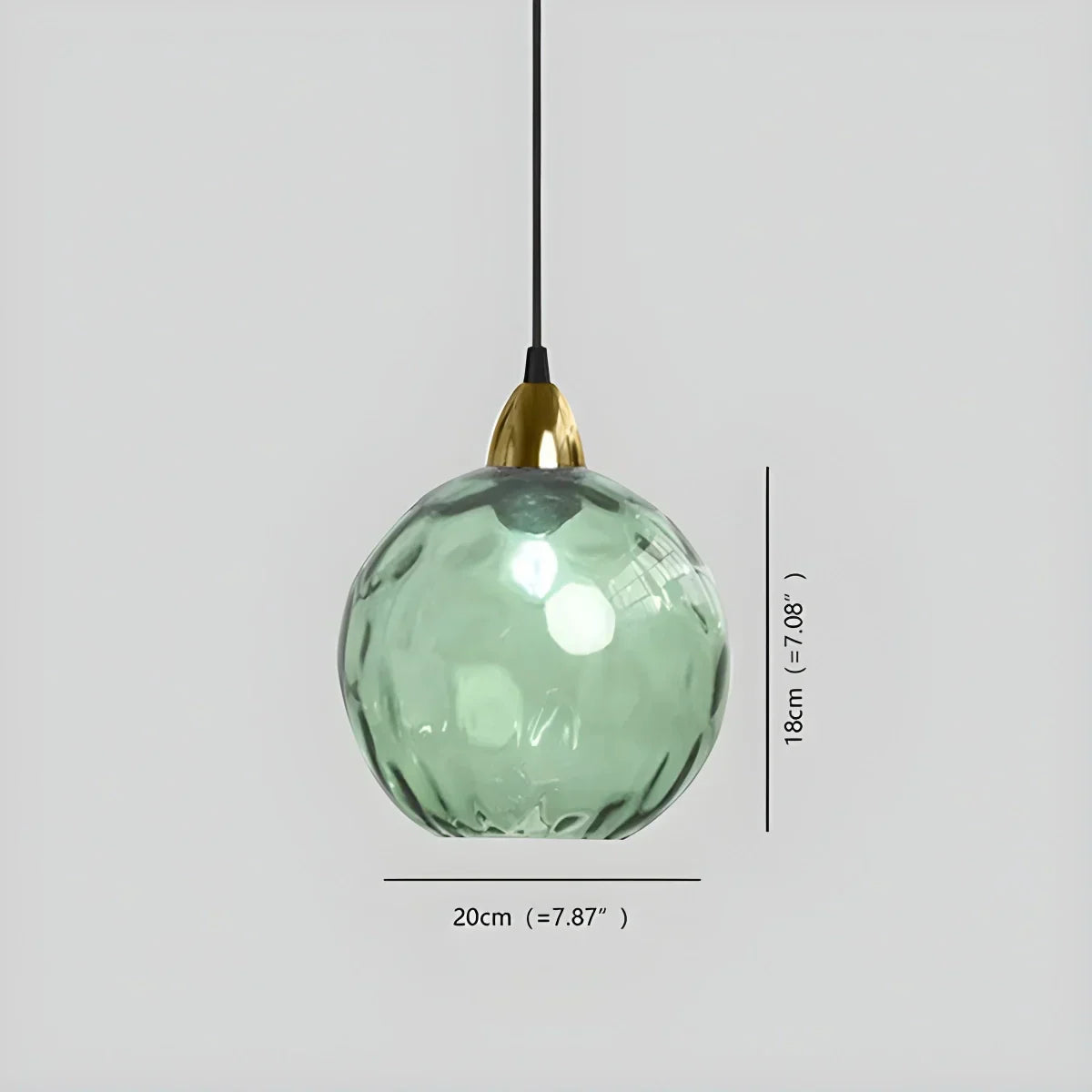 Vibrant Glass Globe Ceiling Light Fixture