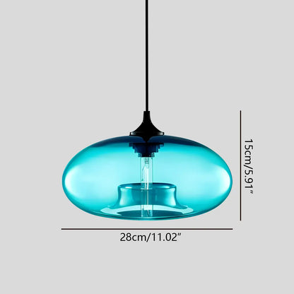 Stylish Hanging Glass Light for Kitchen