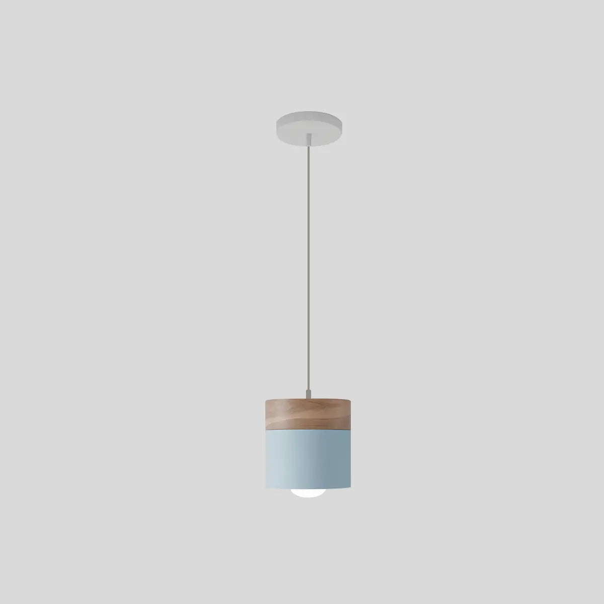 Rustic Wooden Hanging Pendant Light