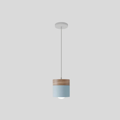 Rustic Wooden Hanging Pendant Light