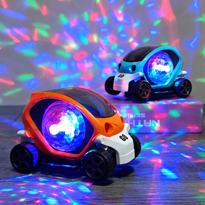 Glowing LED Musical Spin Car Toy