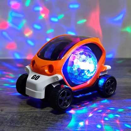 Glowing LED Musical Spin Car Toy