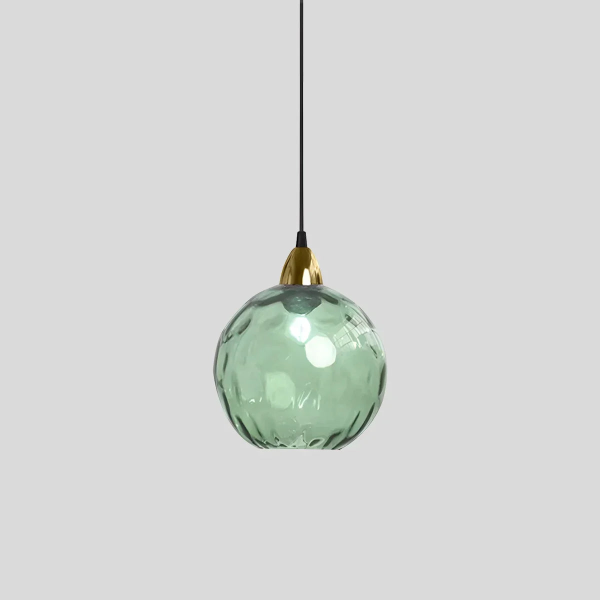 Vibrant Glass Globe Ceiling Light Fixture