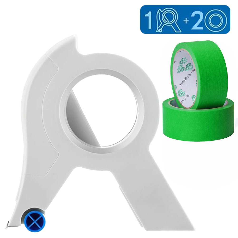 Precision Paint Edger Tool With Blade And Rubber Rollers