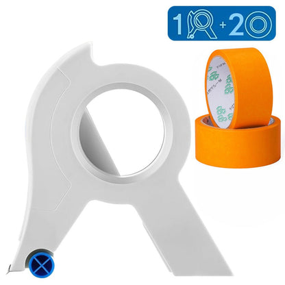 Precision Paint Edger Tool With Blade And Rubber Rollers