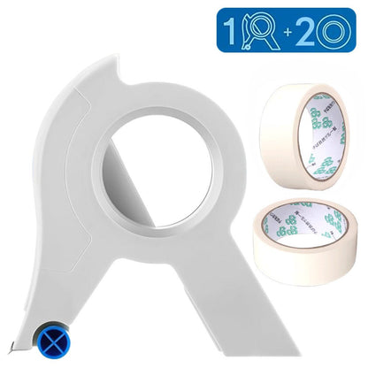 Precision Paint Edger Tool With Blade And Rubber Rollers
