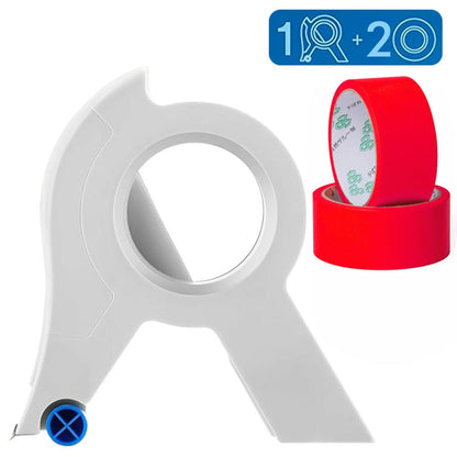 Precision Paint Edger Tool With Blade And Rubber Rollers