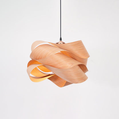 Rustic Wooden Metal Hanging Lamp with Soft Light - Luxicro