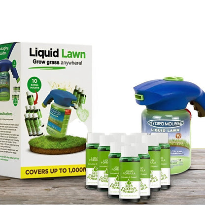 Quick Fix Grass Seed Spray for Thin Lawn Areas