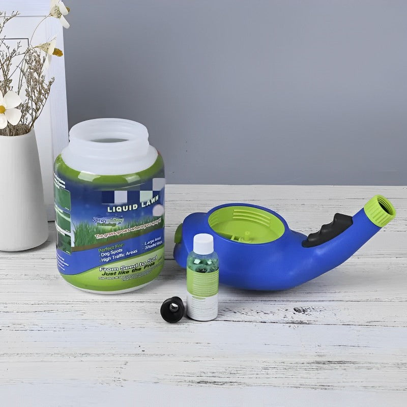 Quick Fix Grass Seed Spray for Thin Lawn Areas