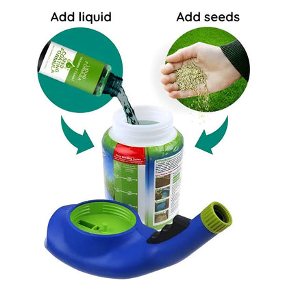 Quick Fix Grass Seed Spray for Thin Lawn Areas
