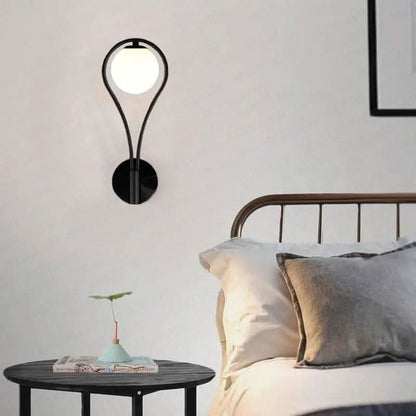 Contemporary Silver LED Wall Light