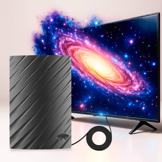 Amplified Indoor HDTV Antenna for 4K Clear Reception - Luxicro