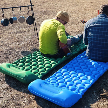Compact Outdoor Inflatable Bed with Quick Pump