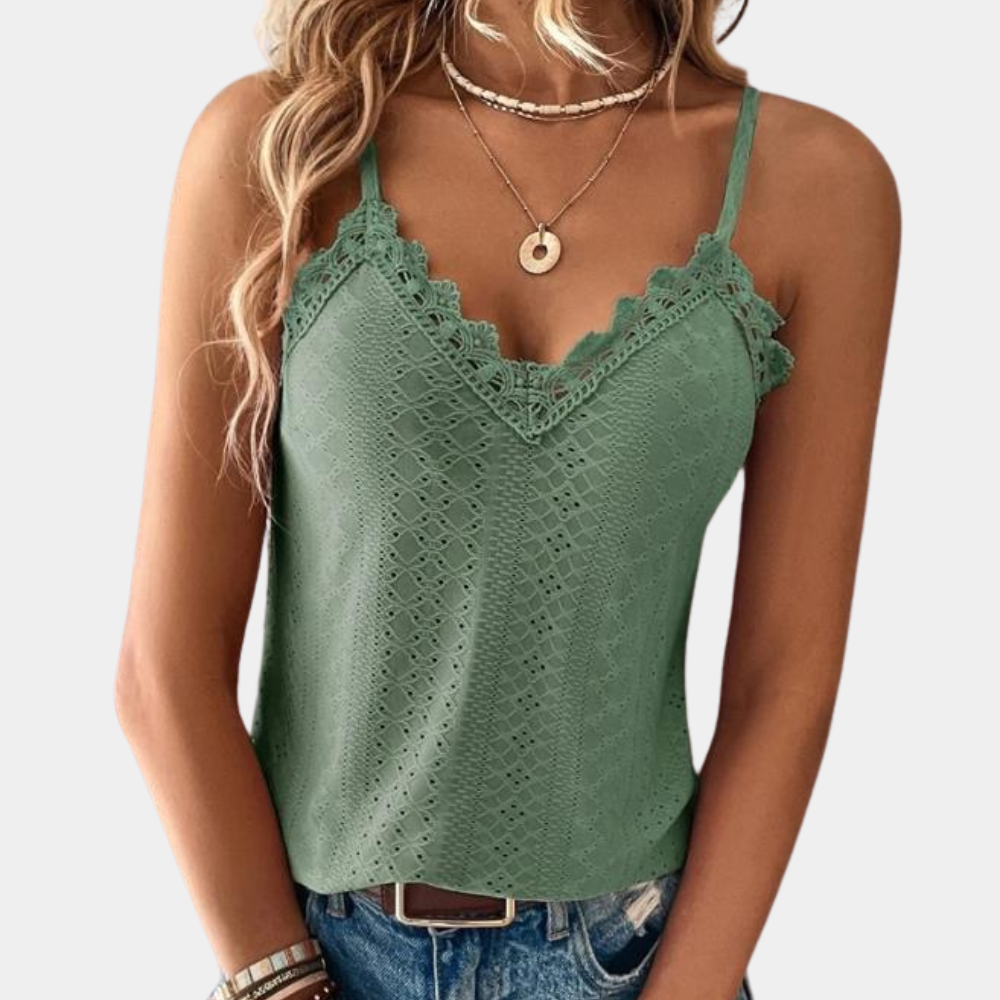 Cool Summer V-Neck Tank Top for Women - Luxicro
