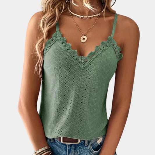 Cool Summer V-Neck Tank Top for Women - Luxicro