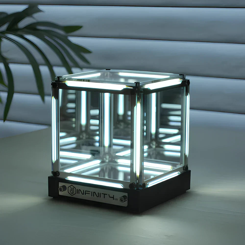 Contemporary Square Table Lamp
