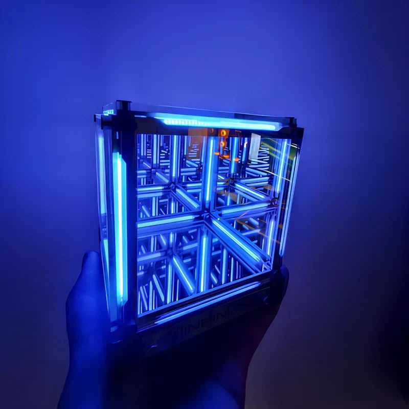Contemporary Square Table Lamp