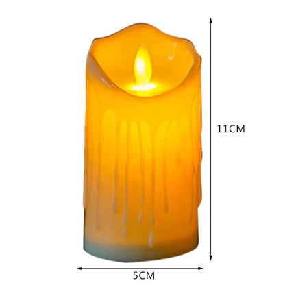 Classic Flickering White LED Candles